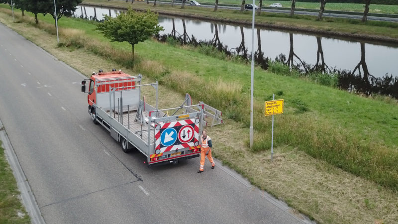 Wegwijsrent verhuurt en plaatst verkeersmaatregelen in Groningen